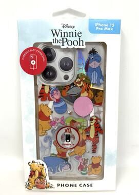 Disney Winnie the Pooh Tigger Eeyore Piglet iPhone 15 Pro Max Case Skinny Dip